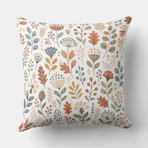 Decorativo Funda de cojín de estilo calabaza acuarela