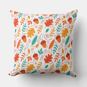 Decorativo Funda de cojín de estilo calabaza acuarela