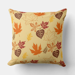 Decorativo Funda de cojín de estilo calabaza acuarela