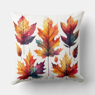 Decorativo Funda de cojín de estilo calabaza acuarela