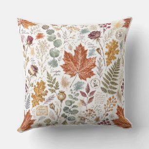 Decorativo Funda de cojín de estilo calabaza acuarela