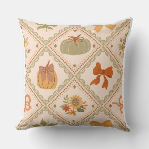 Decorativo Funda de cojín de estilo calabaza acuarela
