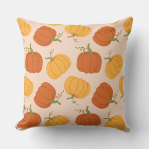 Decorativo Funda de cojín de estilo calabaza acuarela