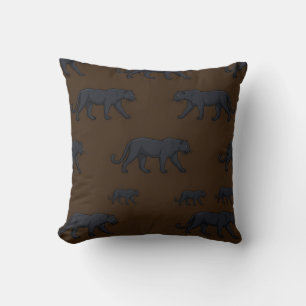 Decorativo Funda de cojín de impresión de safari de pantera
