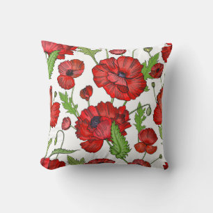 Decorativo Funda de cojín decorativa con tapiz de flor de ama