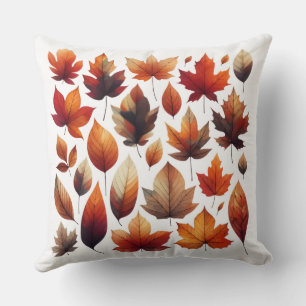 Decorativo Funda de cojín estilo acuarela de calabaza