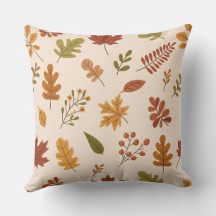 Decorativo Funda de cojín estilo acuarela de calabaza