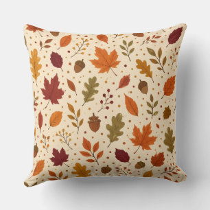 Decorativo Funda de cojín estilo acuarela de calabaza