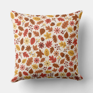 Decorativo Funda de cojín estilo acuarela de calabaza