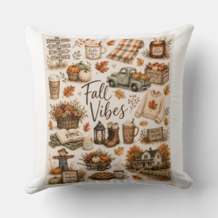 Decorativo Funda de cojín estilo acuarela de calabaza