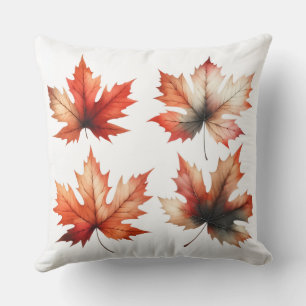 Decorativo Funda de cojín estilo calabaza acuarela