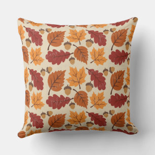 Decorativo Funda de cojín estilo calabaza acuarela