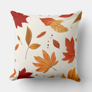 Decorativo Funda de cojín estilo calabaza acuarela