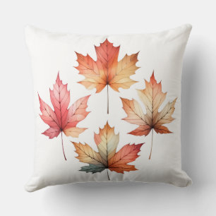 Decorativo Funda de cojín estilo calabaza acuarela