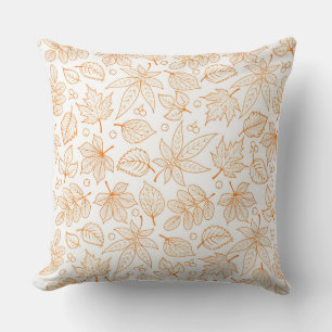 Decorativo Funda de cojín estilo calabaza acuarela