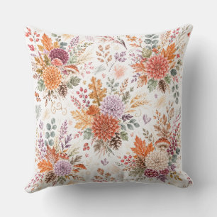 Decorativo Funda de cojín estilo calabaza acuarela