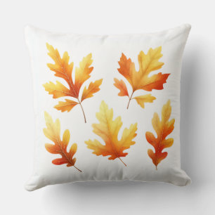 Decorativo Funda de cojín estilo calabaza acuarela