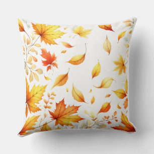Decorativo Funda de cojín estilo calabaza acuarela
