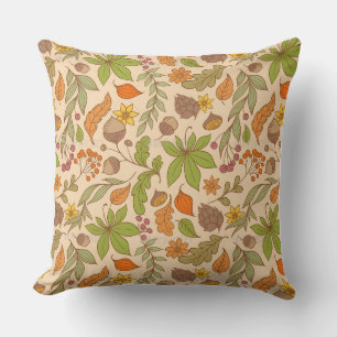 Decorativo Funda de cojín estilo calabaza acuarela