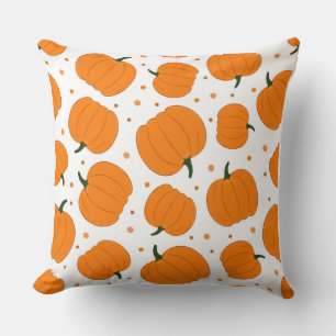 Decorativo Funda de cojín estilo calabaza acuarela