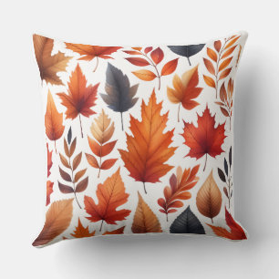 Decorativo Funda de cojín estilo calabaza acuarela