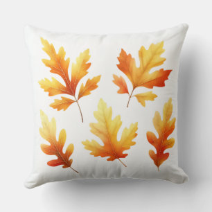 Decorativo Funda de cojín estilo calabaza acuarela
