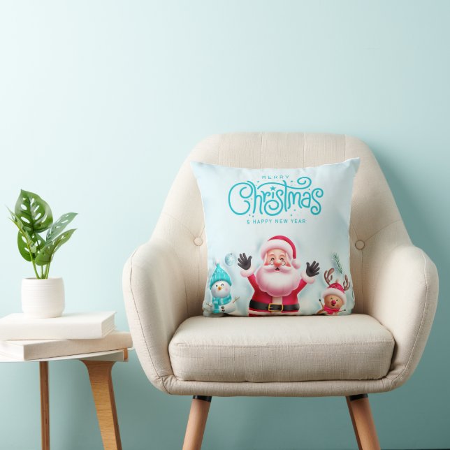 Decorativo Funda de cojín Feliz Navidad (Silla)