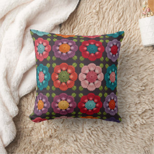 Decorativo Funda de cojín floral de 20 margaritas - decorativ