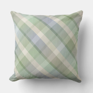 Decorativo Funda tartan colorida y acogedora, Cojín decorativ