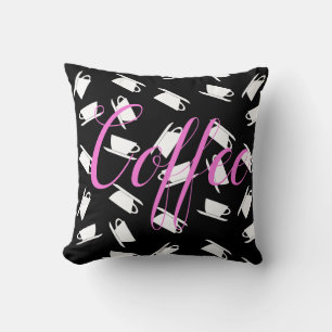 Decorativo Funky Coffee Mug Cup Pattern Cushion Cojín decorat