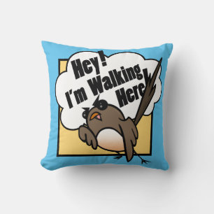 DECORATIVO FUNNY PERSONALIZADO ESTILO BIRD SQUARE COJÍN DECOR
