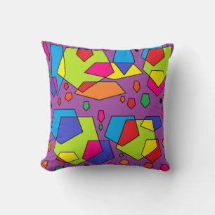 Decorativo Gran audaz diseño colorido adorable cojín tema púr