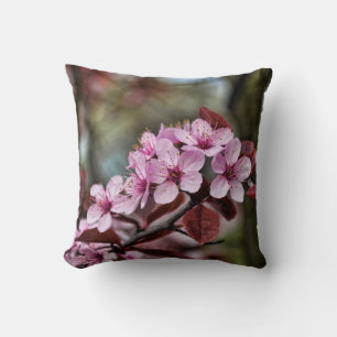 Decorativo Hermosas flores de Sakura rosa cojín de cerezo