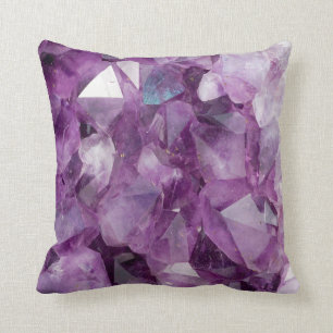 Decorativo Hermoso cojín de cristal de amatista
