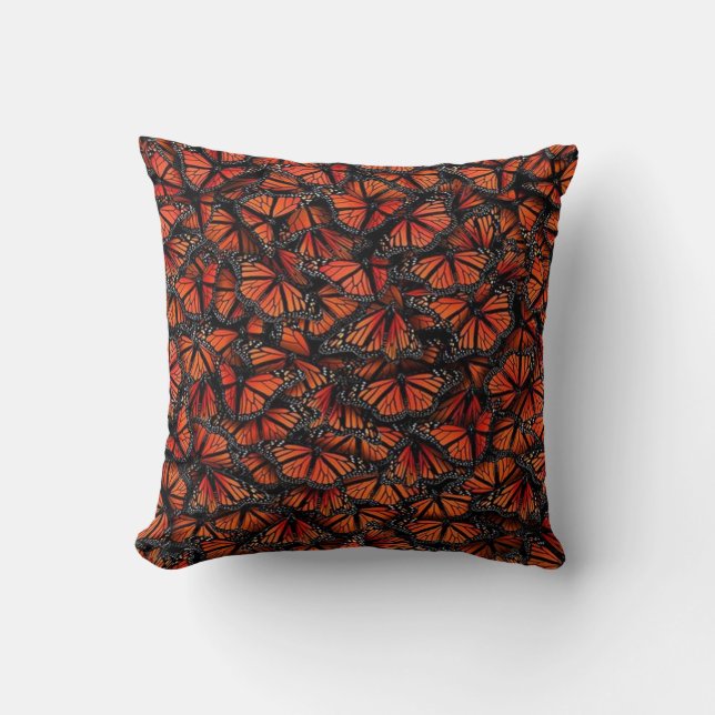 Decorativo Hermoso cojín de mariposa (Anverso)