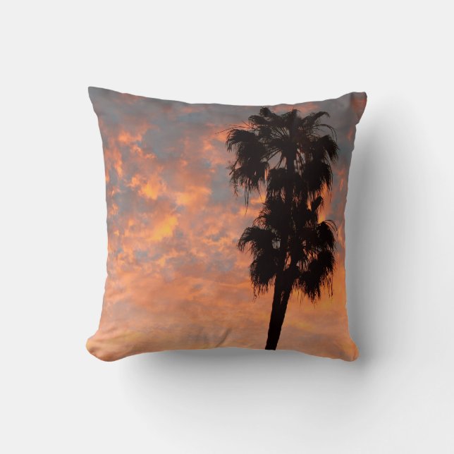 Decorativo ¡Hermoso cojín de palmera! (Anverso)