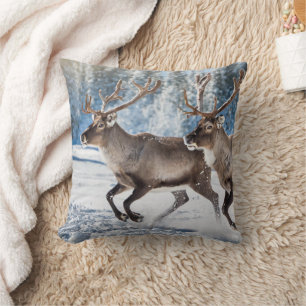 Decorativo ¡Hermoso cojín de reno!