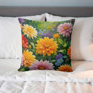 Decorativo Imagen de flor n.º 29, serie floral, cojín para la