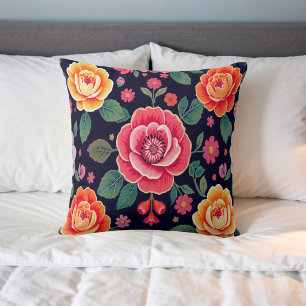 Decorativo Imagen de flor n.º 4, serie floral, cojín para lan