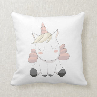 Decorativo Impresión de unicornio de cojín de lanzamiento