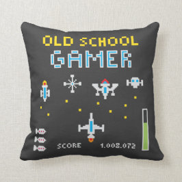 Decorativo Jugador de la vieja escuela - Stellarship - Cojín 