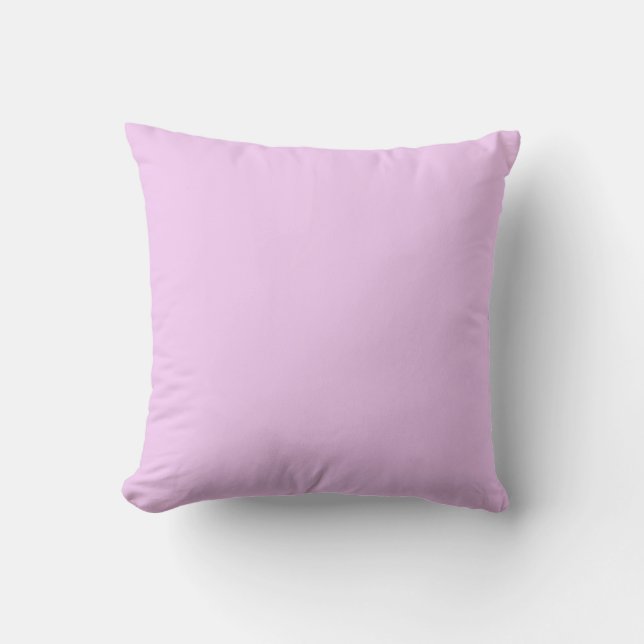 Decorativo Lavanda Bebé Rosa, Cojín De Lanzamiento (Anverso)