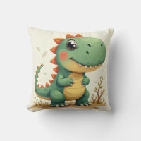 lindo cojín de dinosaurio