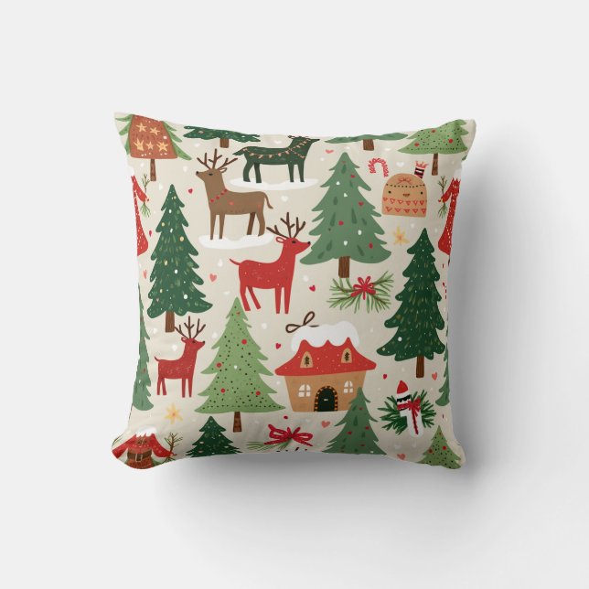 Decorativo lindo cojín de navidades (Anverso)