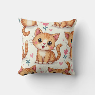 Decorativo lindo cojín gatito