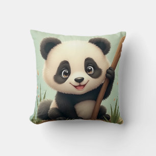 Decorativo lindo cojín panda