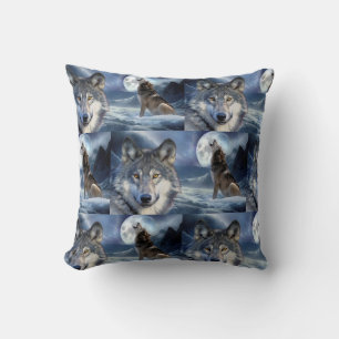 Decorativo Lobo Cojín decorativo-Yellowstone