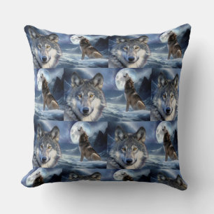 Decorativo Lobo Cojín decorativo-Yellowstone
