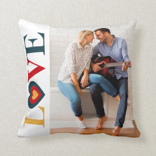 Decorativo Los corazones del AMOR personalizaron el Cojín