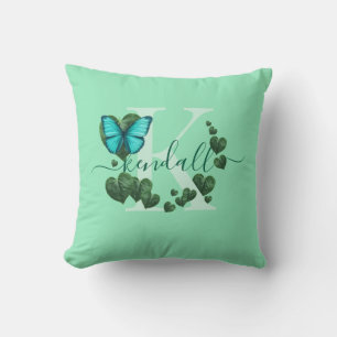 Decorativo Mariposa en forma de corazón deja el Cojín decorat